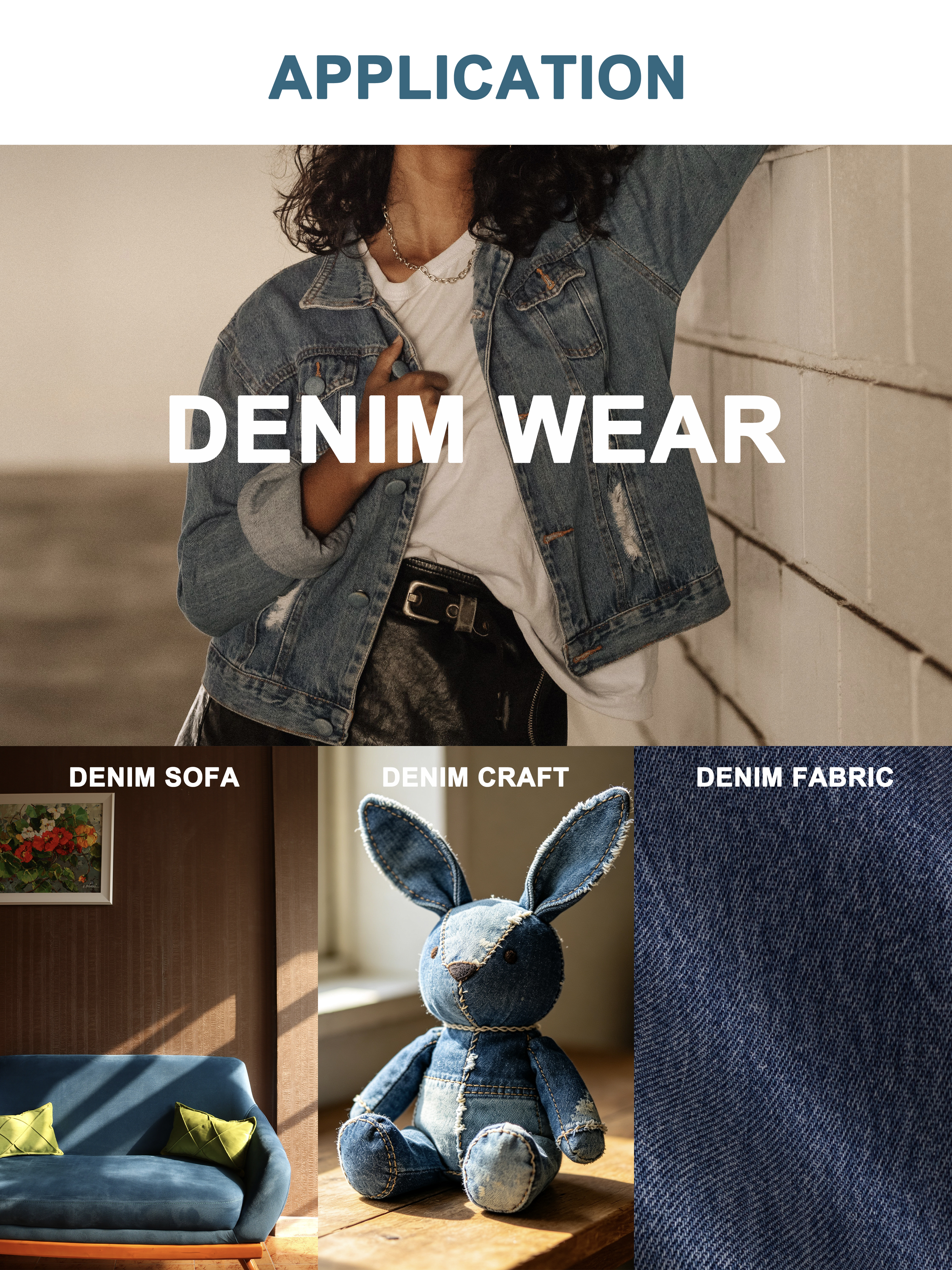 good performance fake knit denim-1