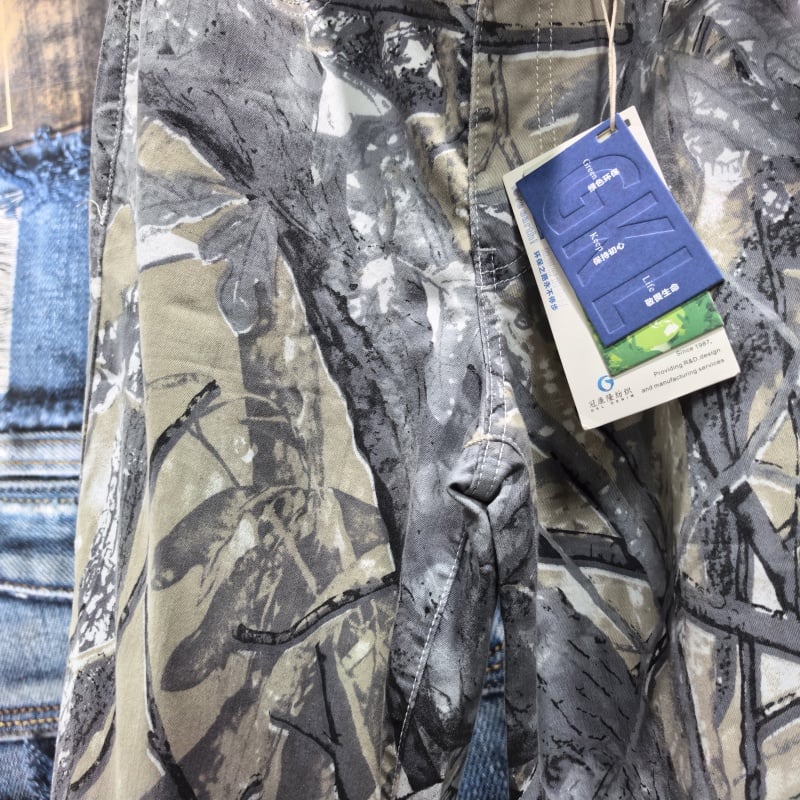 Tree Design in White Discharge or Color Printing