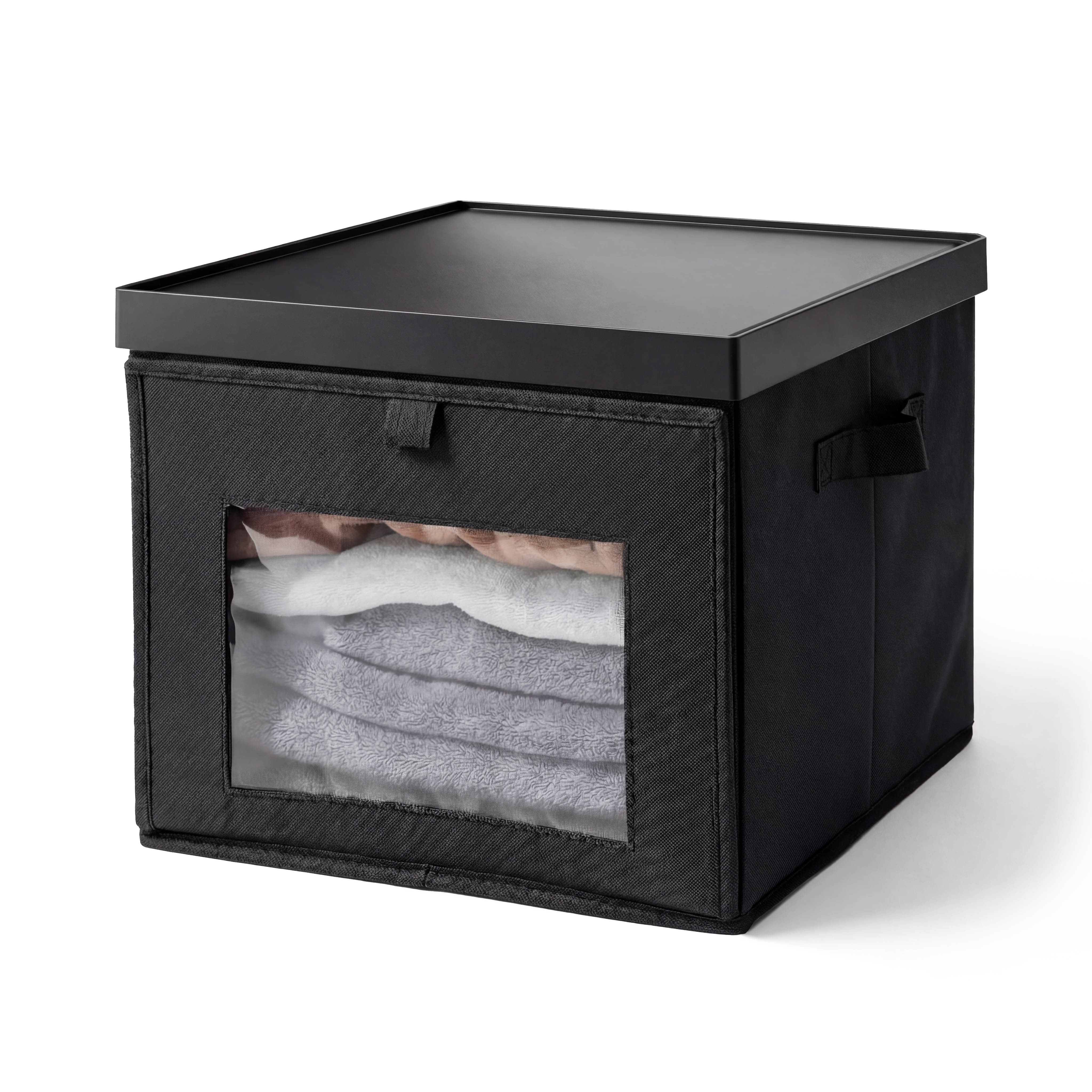 Plastic Lid Front Open Foldable Box-M