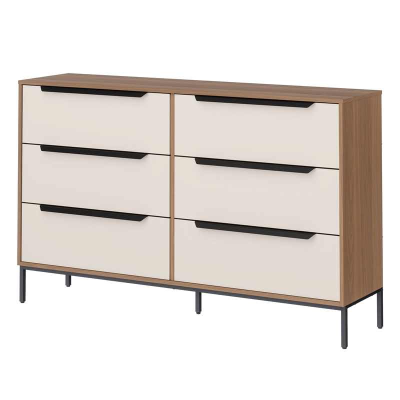 6 Drawer Storage  Dresser Wide 