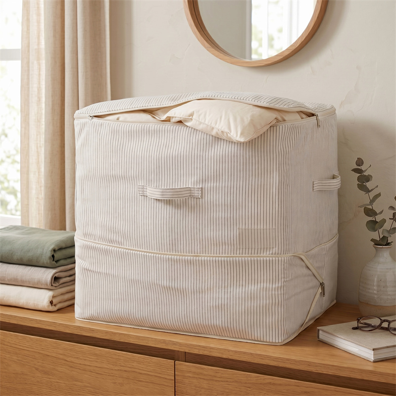 Striped Compression Storage Bag-L