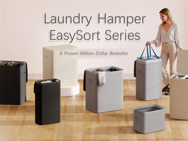 EasySort Laundry Hampers: High-Growth Must-Have Storage Line for Home Retailers & Distributors