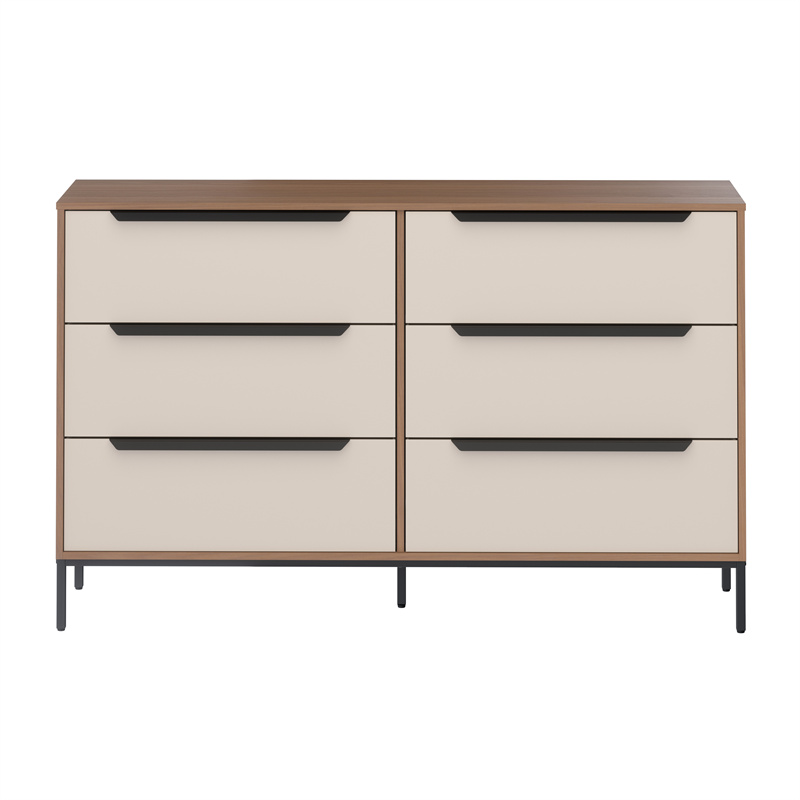 6 Drawer Storage  Dresser Wide 