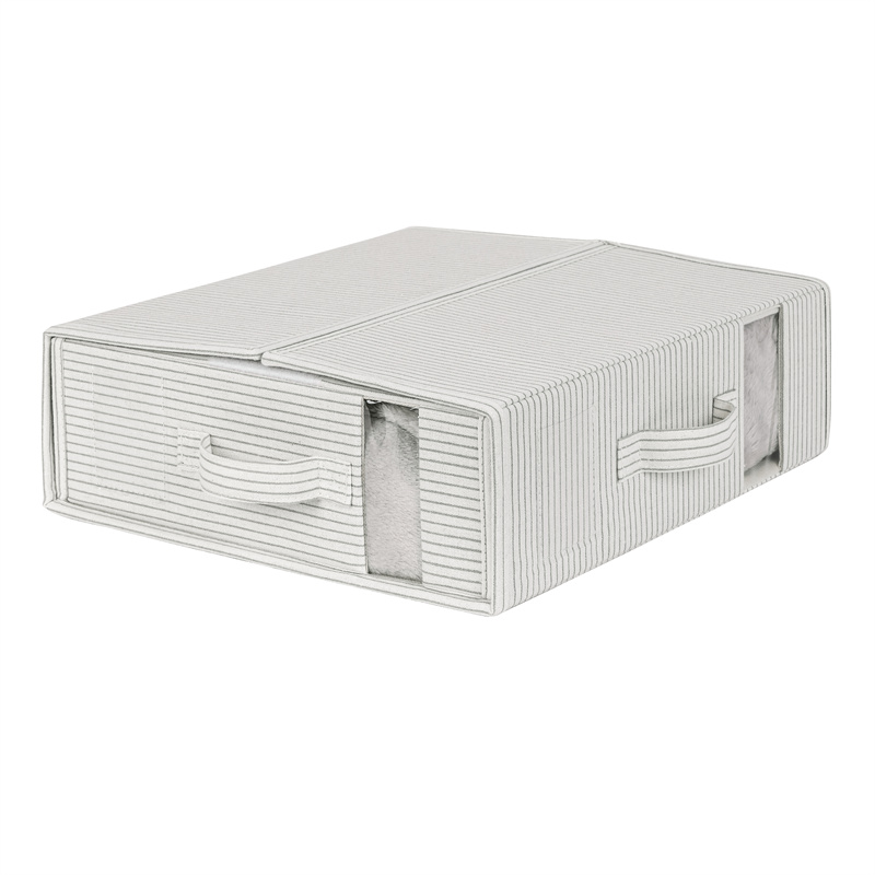 Striped Bed sheet  Storage Box L 