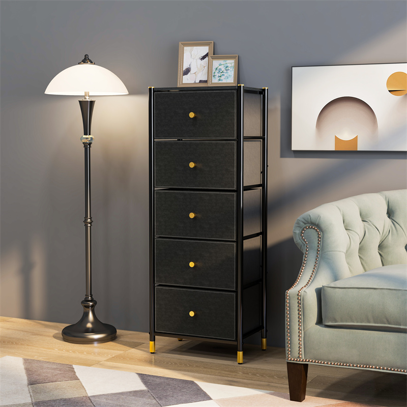 5 Drawer Storage Dresser Tall 