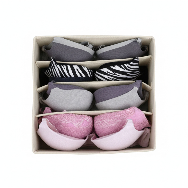Linen Range 4-Grid Bra Organizer