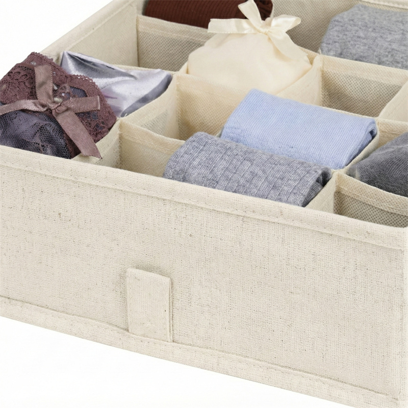Linen Range 16-Grid Sock Organizer