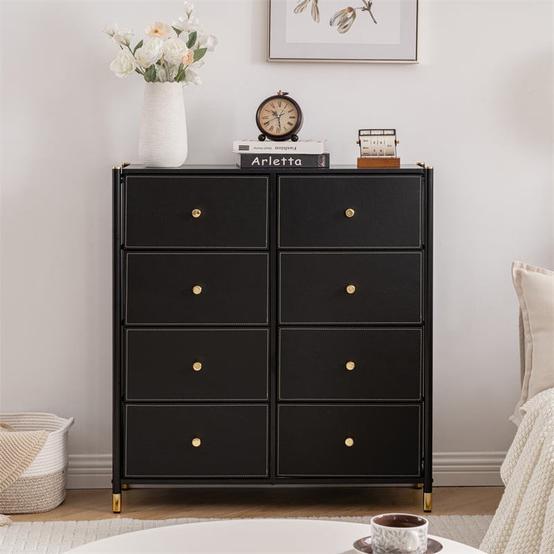 8 Drawer Storage Dresser Wide 