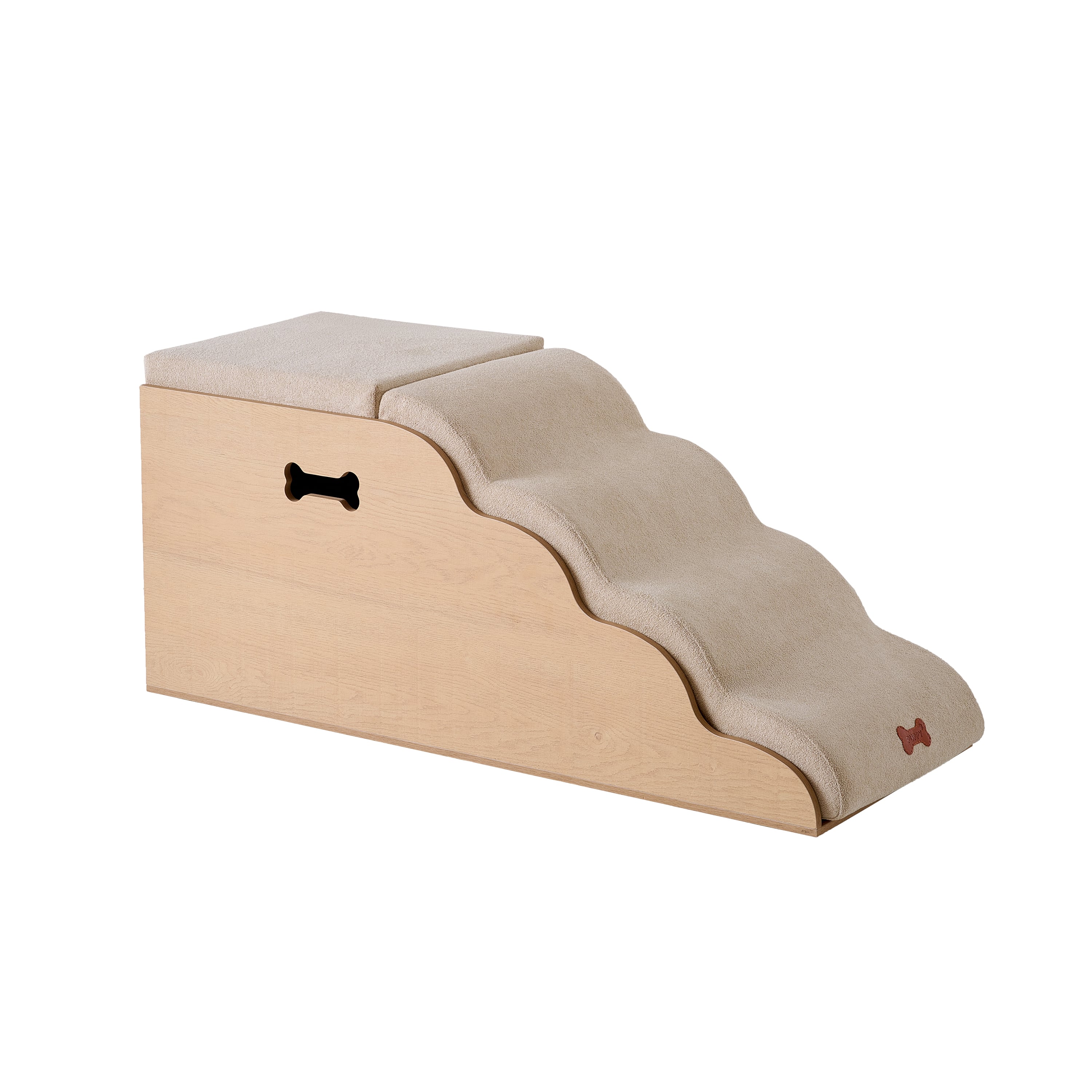 Dog Stairs with Storage Bench