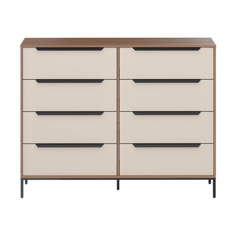 8 Drawer Storage Dresser Wide 