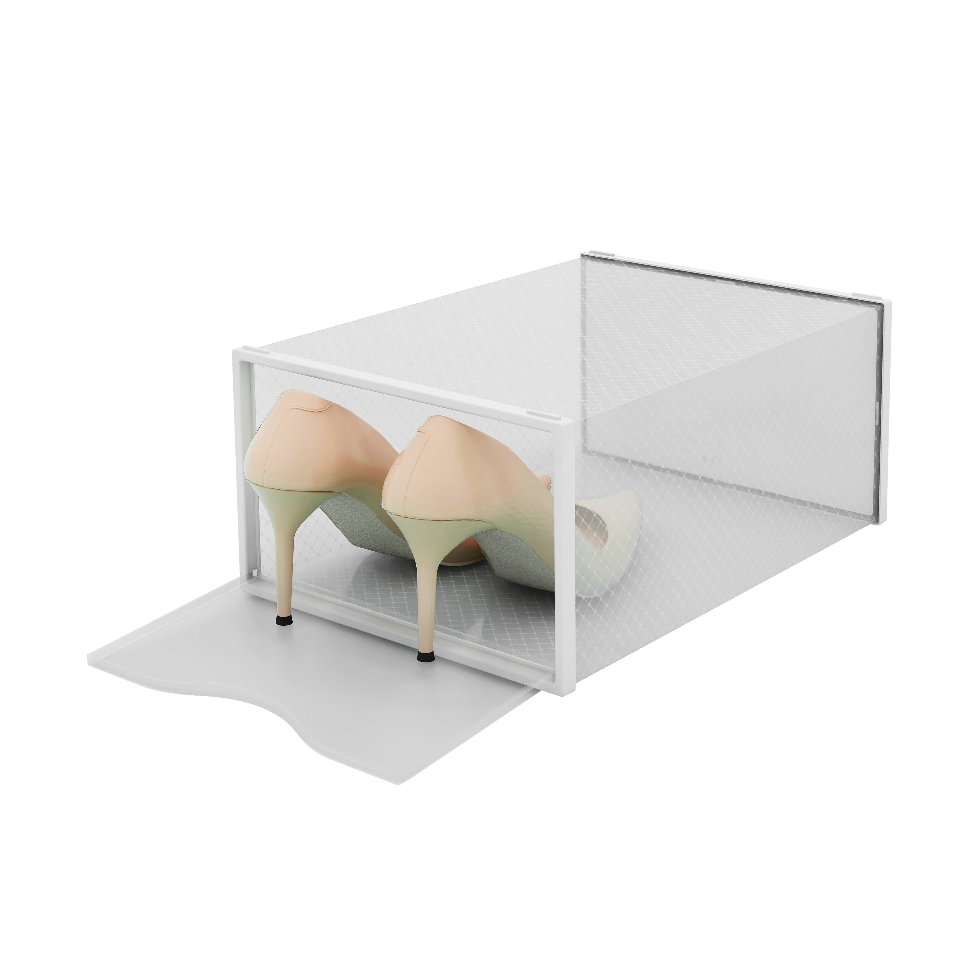 Drop Front Shoe Box