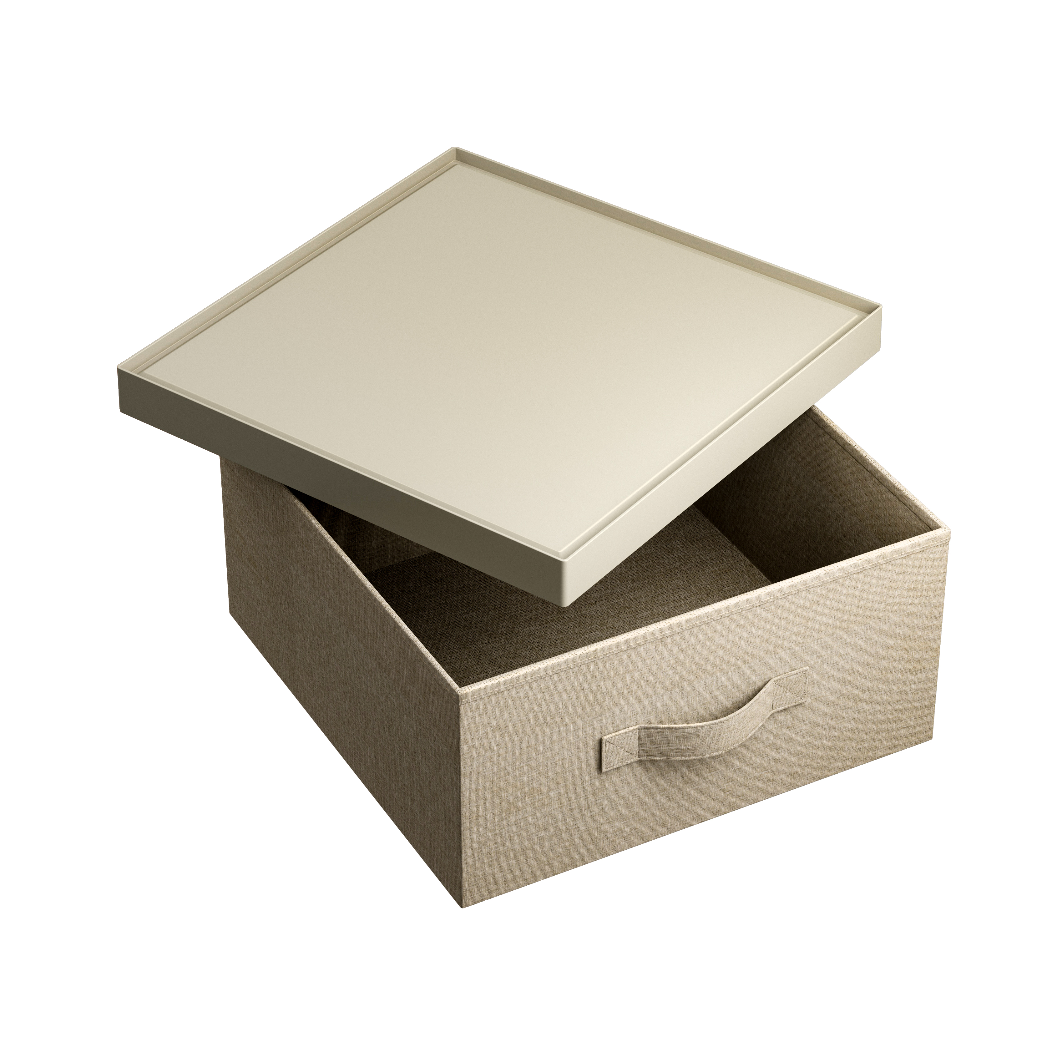 Plastic Lid Foldable Box-S