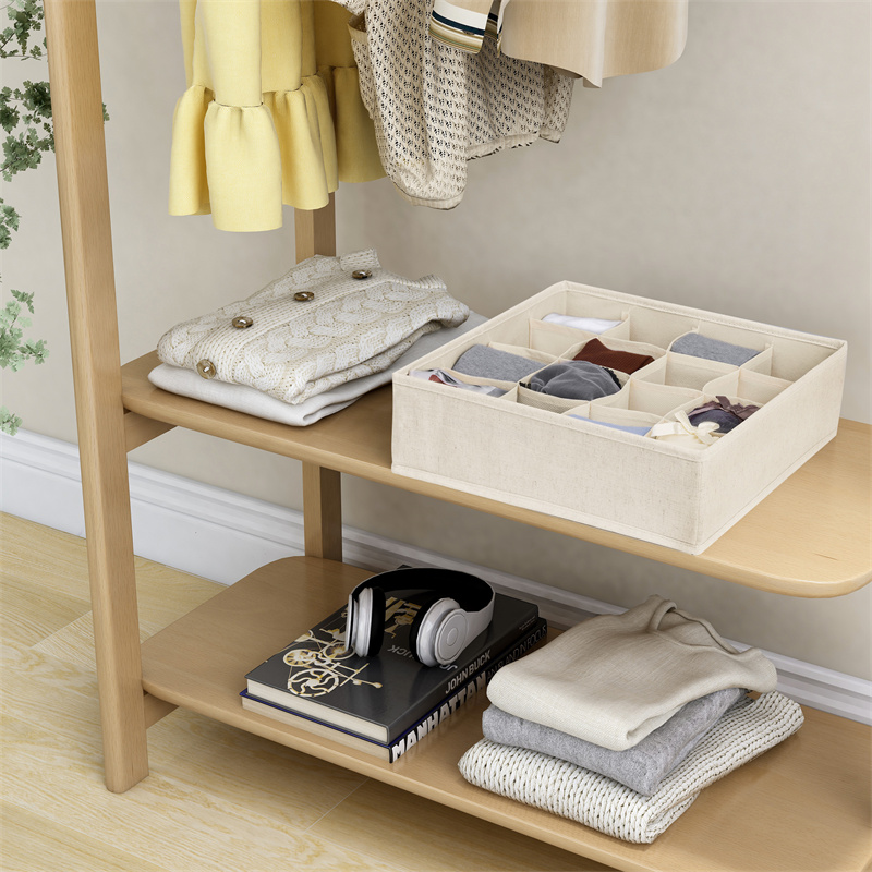 Linen Range 16-Grid Sock Organizer