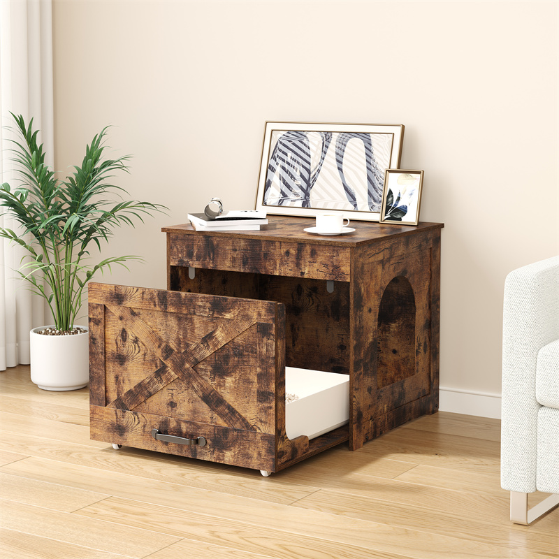 Enclosure Pull-out Cat Litter Box