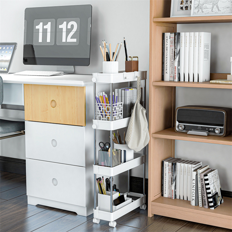 4-Tier Slim Storage Cart