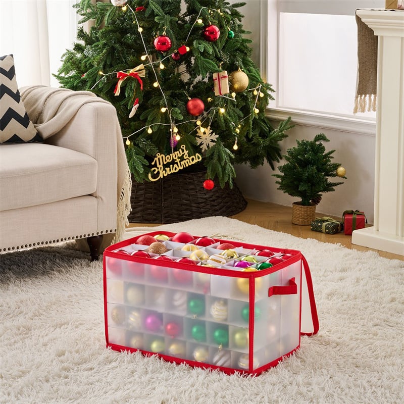 112Christmas Ornament Storage Box 