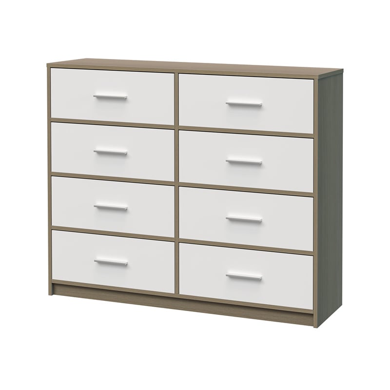 8 Drawer Storage Dresser Wide 