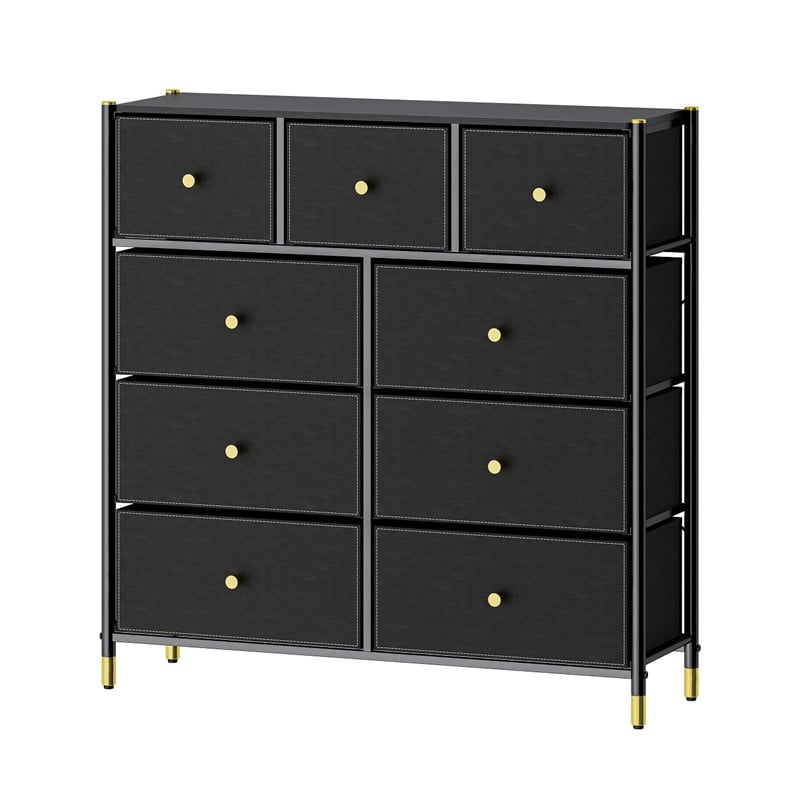 9 Drawer Storage Dresser Wide 