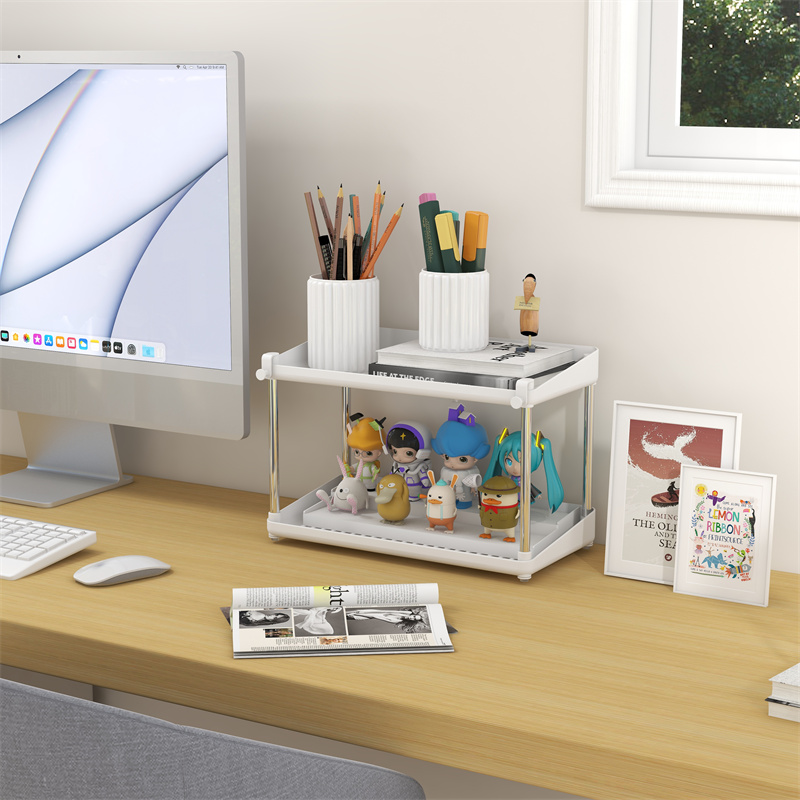 Spice Rack Organizer Assort with Two-Tier Shelf