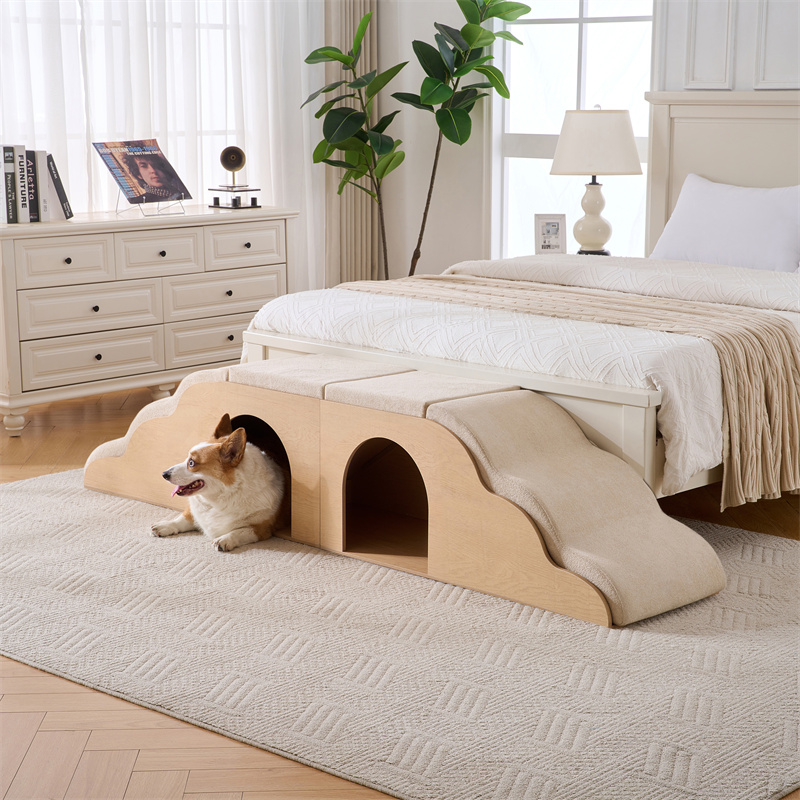 Dog Stairs with Pet House