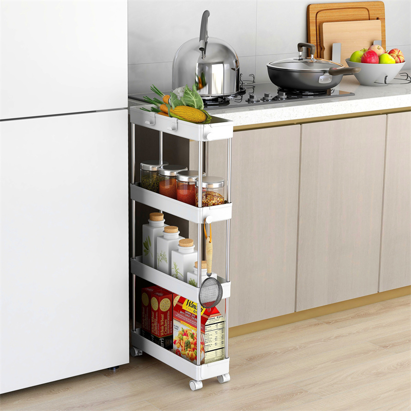 4-Tier Slim Storage Cart