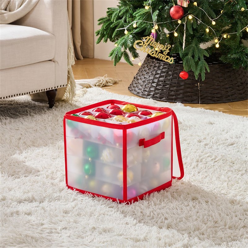 64 Christmas Ornament Storage Box