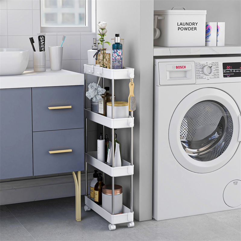 4-Tier Slim Storage Cart