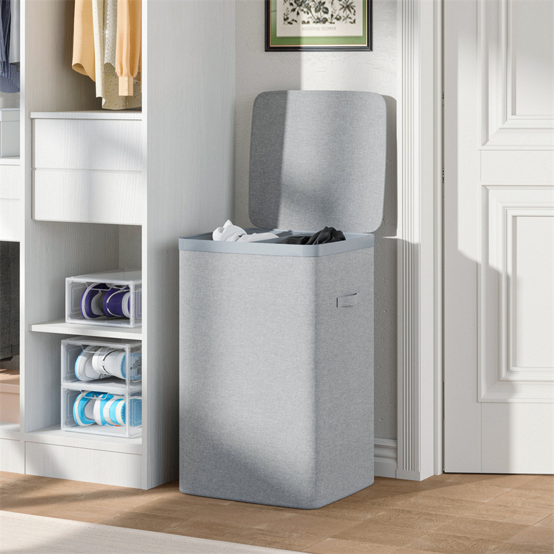 EasySort Slim Duo 80L Laundry Hamper