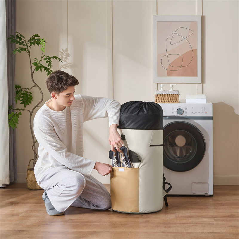 GoHamp 120L Backpack Laundry Hamper