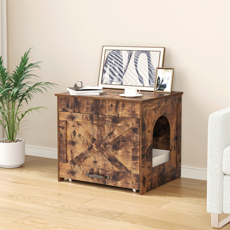 Enclosure Pull-out Cat Litter Box