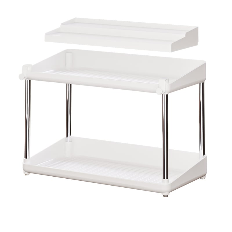 Spice Rack Organizer Assort with Two-Tier Shelf