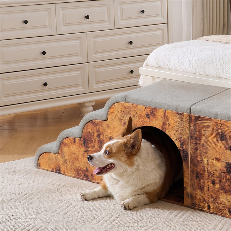 Dog Stairs with Pet House
