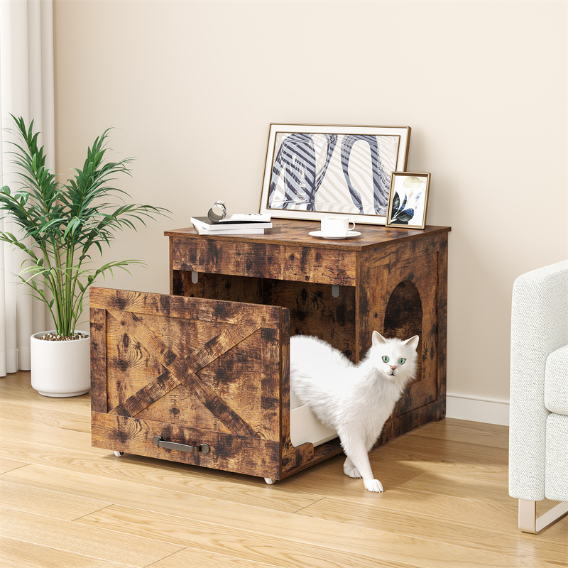 Enclosure Pull-out Cat Litter Box