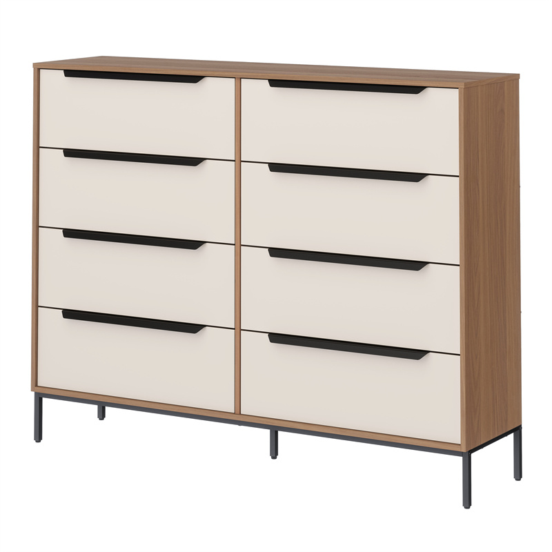 8 Drawer Storage Dresser Wide 