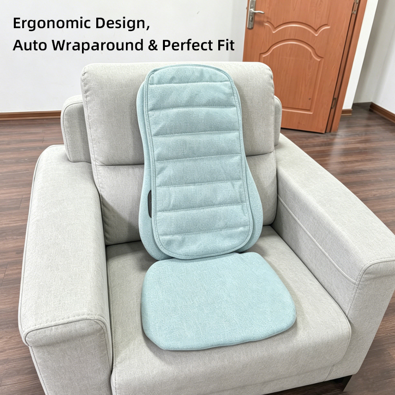 ODM OEM Ergonomic Heated Back & Seat Cushion Factory | Custom Posture Corrector Massage Cushion for Office Chairs