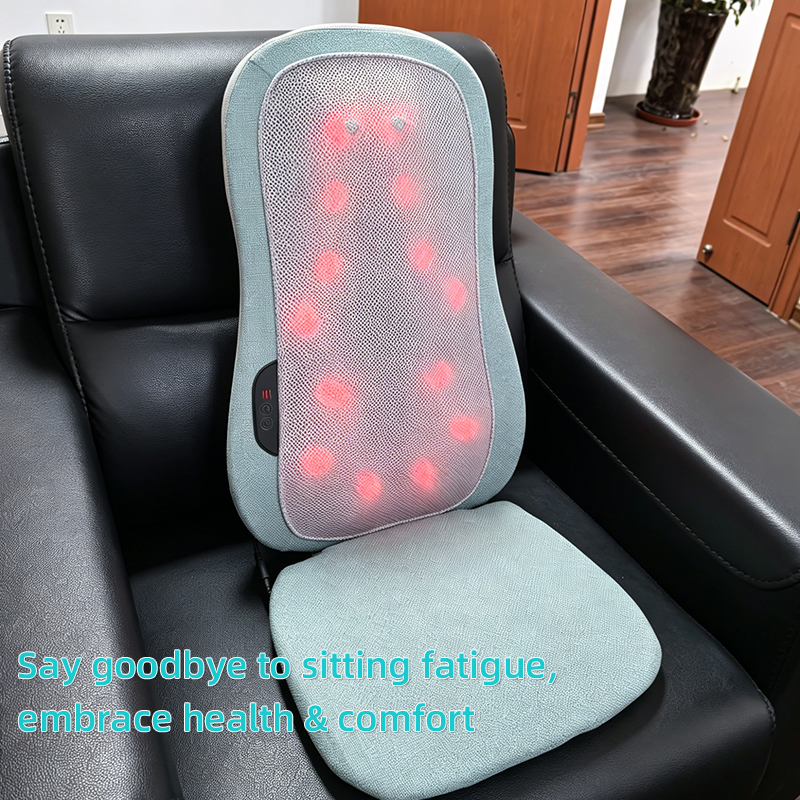 ODM OEM Ergonomic Heated Back & Seat Cushion Factory | Custom Posture Corrector Massage Cushion for Office Chairs
