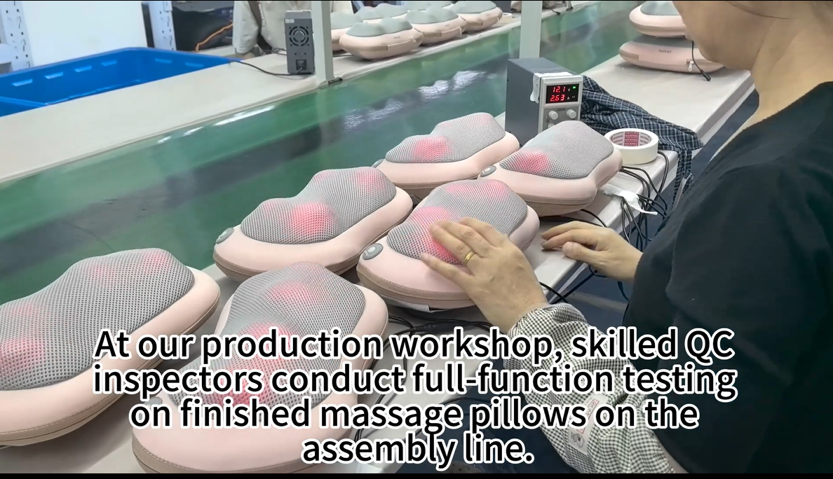 Strict On-line Testing Guarantees Premium Massage Pillow Quality