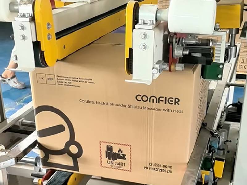 Precision in Every Package: Behind Becozy's Neck Massager Packaging Line