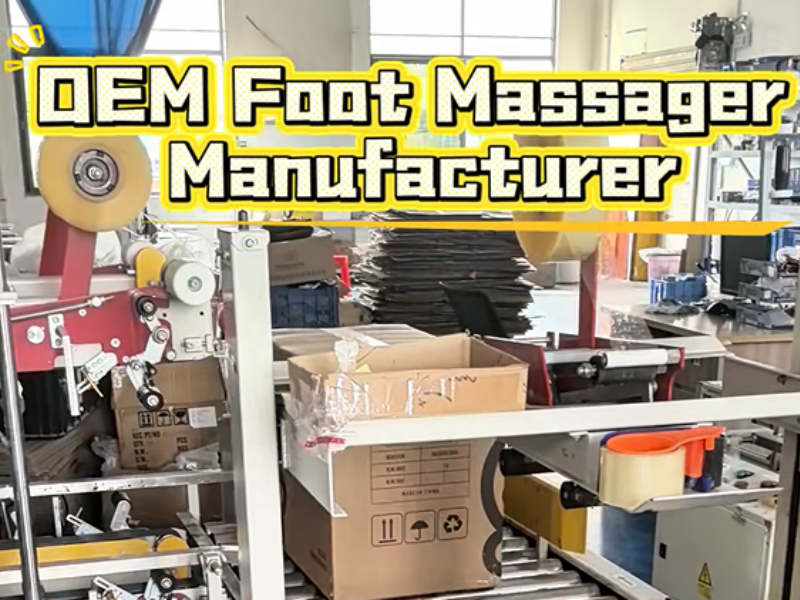 Whole Production Flow of OEM Foot Massager In Full Operation