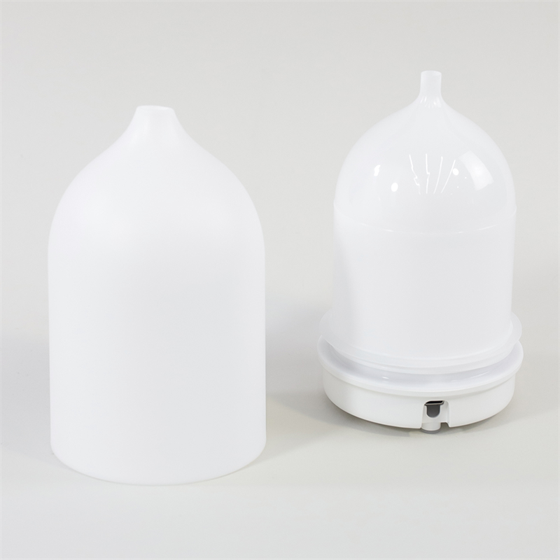 A6002 Ultrasonic Essential Oil Diffuser, 170mL Quiet Aroma Humidifier with Warm & Colorful Night Light, Auto Shut-Off for Home Bedroom Office
