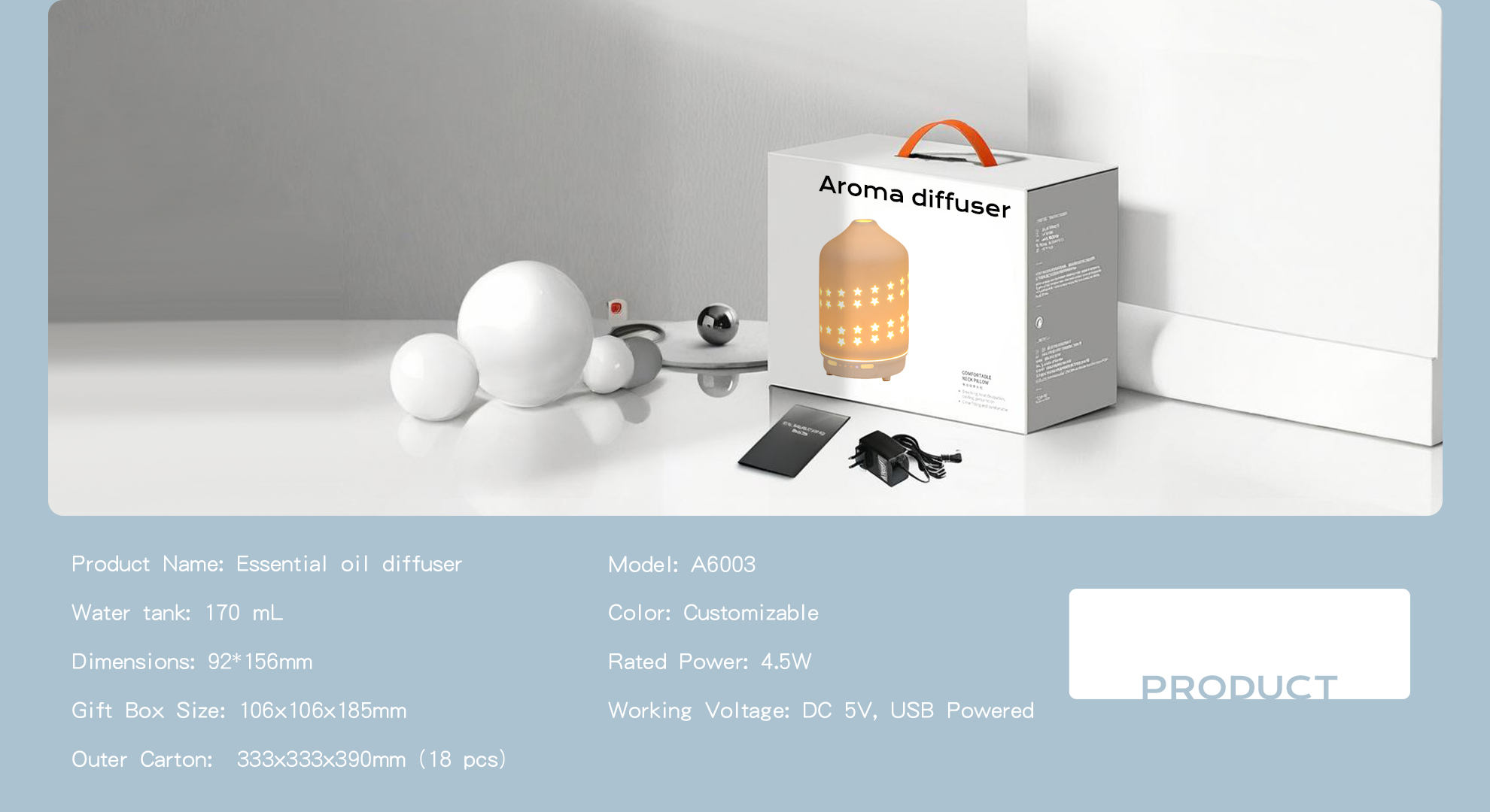Ceramic Essential Oil Diffuser, 170mL Ultrasonic Aroma Humidifier with Warm & RGB Night Light13.png