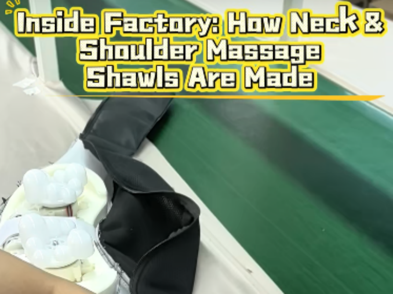Inside Production: The Complete Manufacturing Journey of Neck & Shoulder Massage Shawls