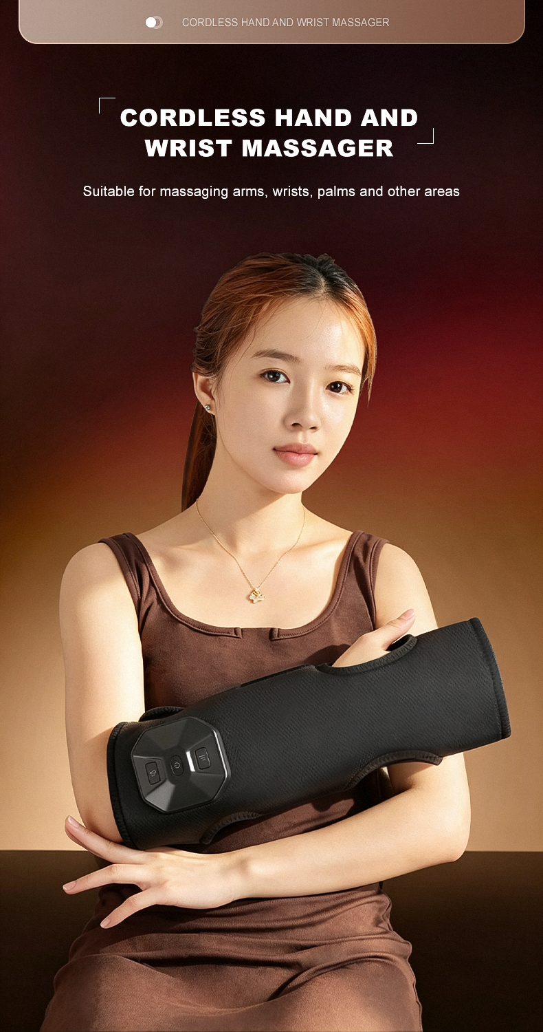 Factory Releases New MHS-658 Cordless Hand & Forearm Massager, Silent Airbag Massage Relieves Hand Fatigue for Multi-Scenario Use1.png