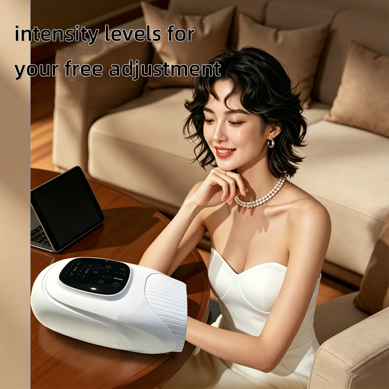 China Manufacturer Hand Massager with 3/4 Chamber Airbags, Silicone Nodes Deep Kneading, Constant Temperature Heating, Private Label ODM OEM Hand Massage Device for Global Retailers, Amazon Sellers & Large Distributors