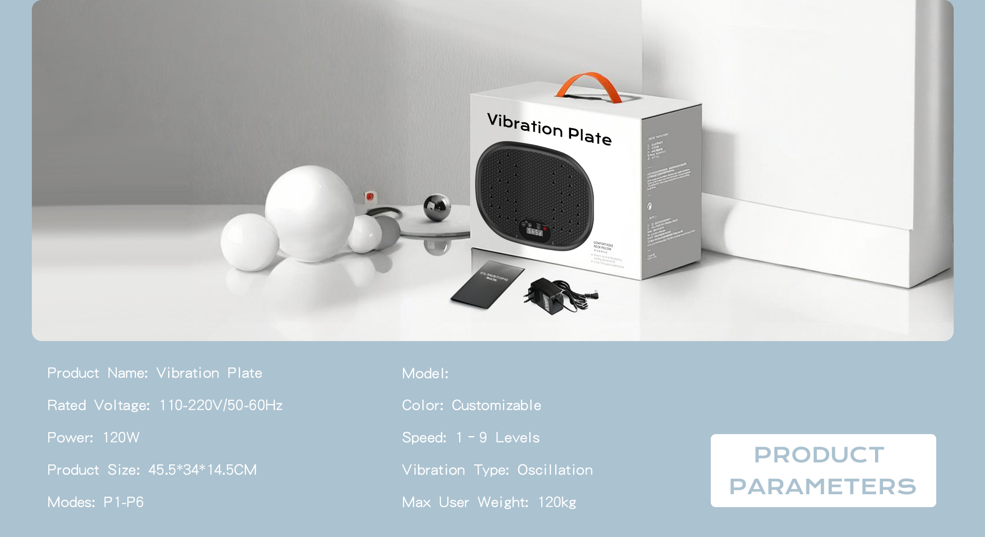 Wholesale Oscillation Vibration Plate  120W Body Shaking Platform Manufacturer Custom Logo & Package (2).png