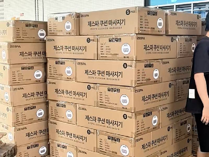 Becozy Ships Bulk Massage Products to South Korea, Strengthening Foothold in East Asian Market