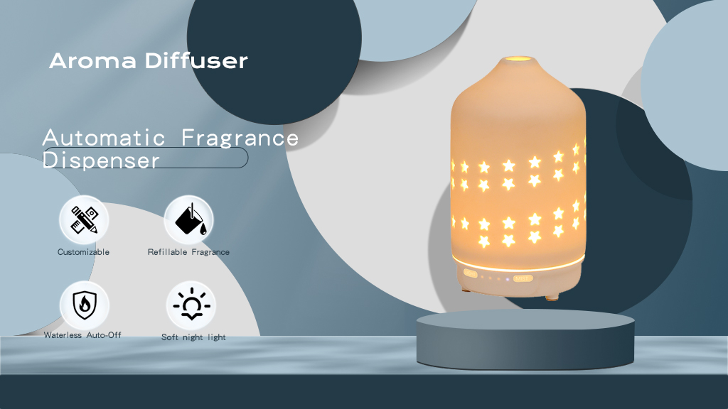 Ceramic Essential Oil Diffuser, 170mL Ultrasonic Aroma Humidifier with Warm & RGB Night Light12.png