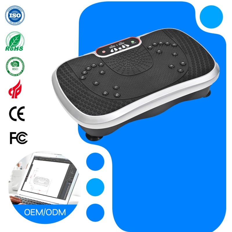 Oscillating Vibration Plate Exercise Machine | 99 Speed Levels Whole Body Workout Vibration Platform with Remote Control for Home Fitness Fat Burning & Foot Massage
