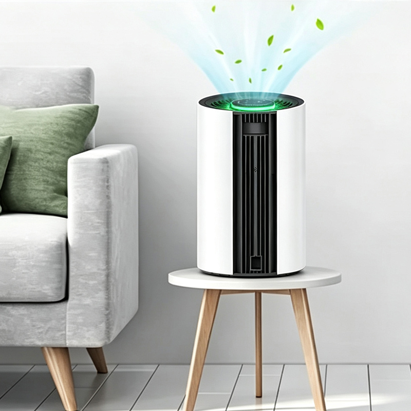 Home Air Purifier with UV LED Sterilization, Negative Ion, Aromatherapy, Remote Control, Quiet Sleep Mode for Dust PM2.5 Odor Removal
