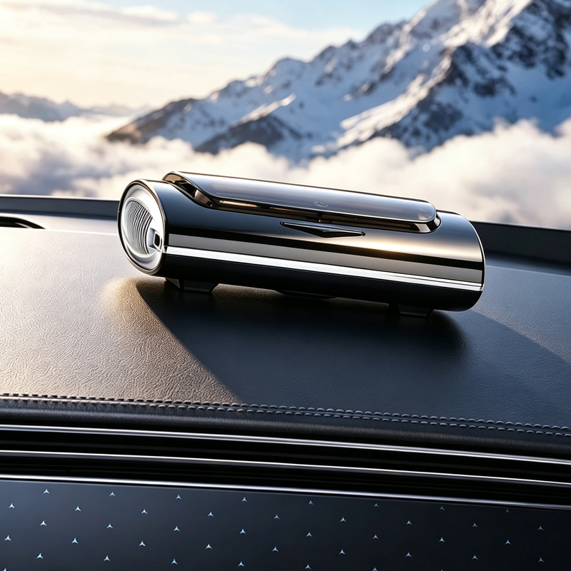 Car Air Purifier DC12V with 254 UVC Sterilization, Negative Ion, Aromatherapy & USB Charging for Vehicle
